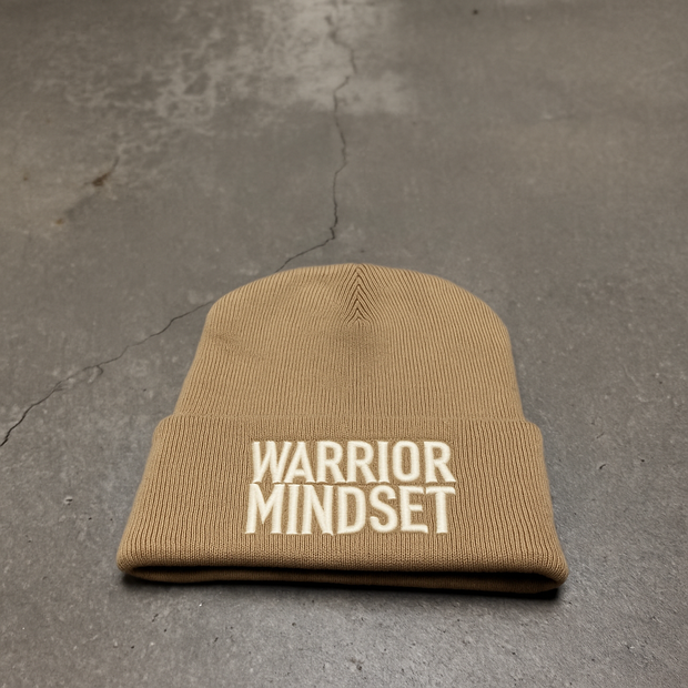 WARRIOR MINDSET™ Premium Tan Beanie