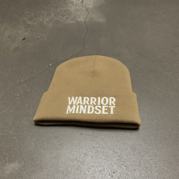 WARRIOR MINDSET™ Premium Tan Beanie
