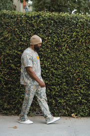 WARRIOR MINDSET™ CAMO SWEATPANTS — ORANGE EMBROIDERY EDITION