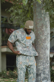 WARRIOR MINDSET™ CAMO TEE — ORANGE EMBROIDERY EDITION