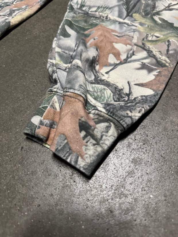 WARRIOR MINDSET™ CAMO LONG SLEEVE — CREAM 3D EMBROIDERY EDITION