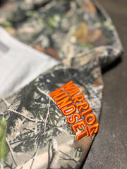 WARRIOR MINDSET™ CAMO ZIP HOODIE — ORANGE EMBROIDERY EDITION