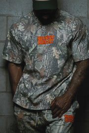 WARRIOR MINDSET™ CAMO TEE — ORANGE EMBROIDERY EDITION