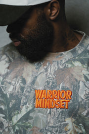 WARRIOR MINDSET™ CAMO TEE — ORANGE EMBROIDERY EDITION