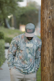 WARRIOR MINDSET™ CAMO LONG SLEEVE — CREAM 3D EMBROIDERY EDITION