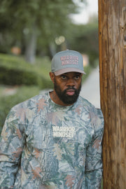 WARRIOR MINDSET™ CAMO LONG SLEEVE — CREAM 3D EMBROIDERY EDITION