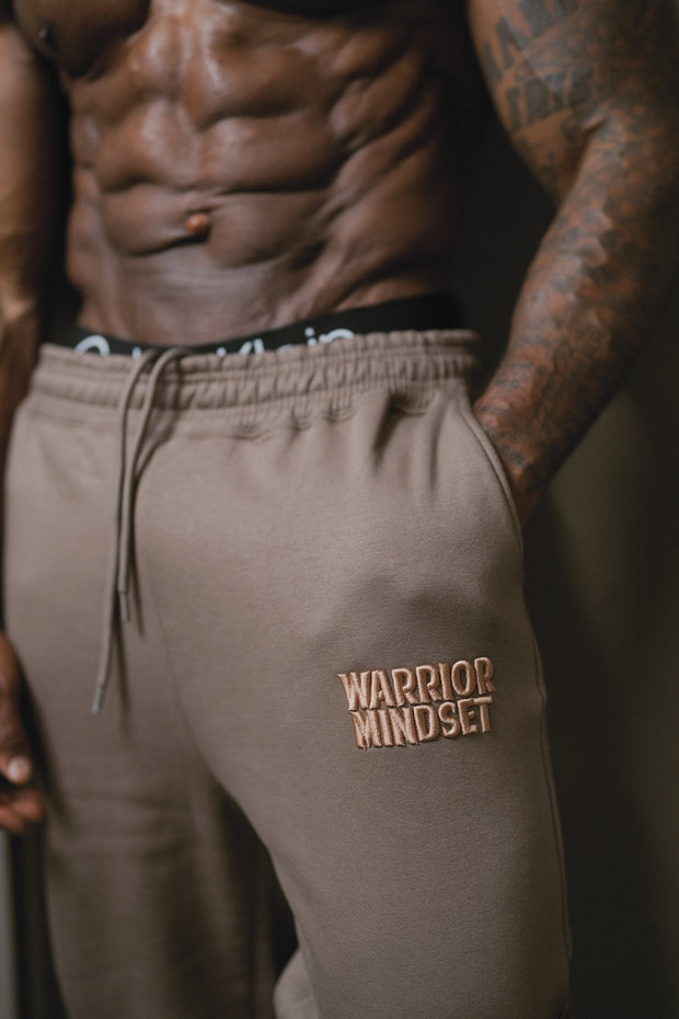 BROWN WARRIOR MINDSET™ PREMIUM FLEECE SWEATPANTS