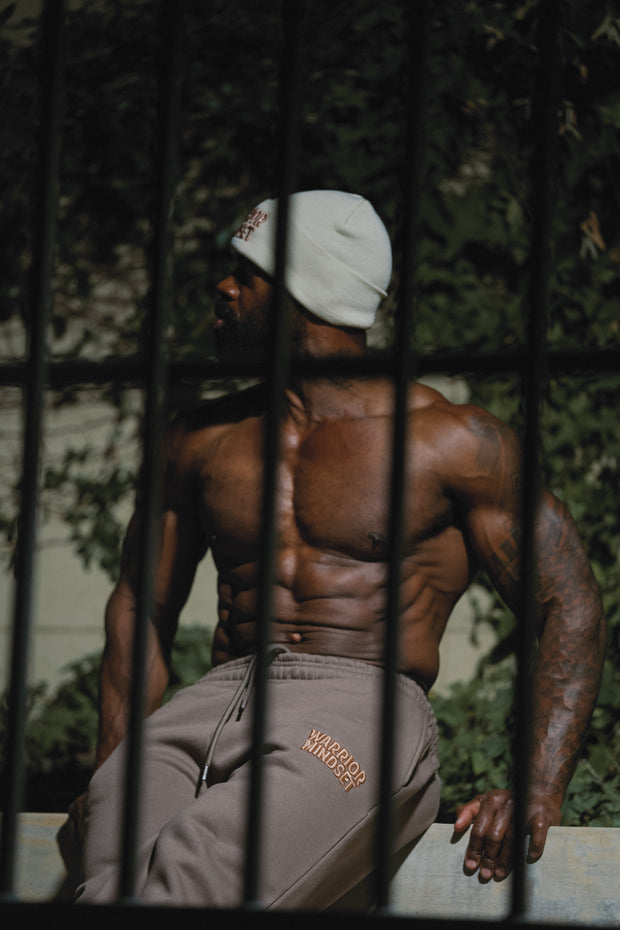 BROWN WARRIOR MINDSET™ PREMIUM FLEECE SWEATPANTS