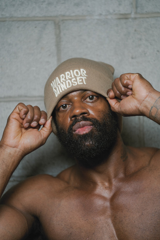 WARRIOR MINDSET™ Premium Tan Beanie