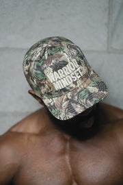 WARRIOR MINDSET™ CANVAS CAMO TRUCKER HAT – FALL EDITION