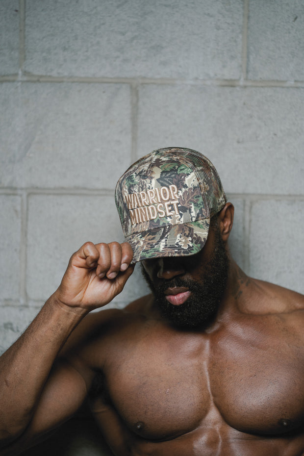 WARRIOR MINDSET™ CAMO TRUCKER – FALL DROP