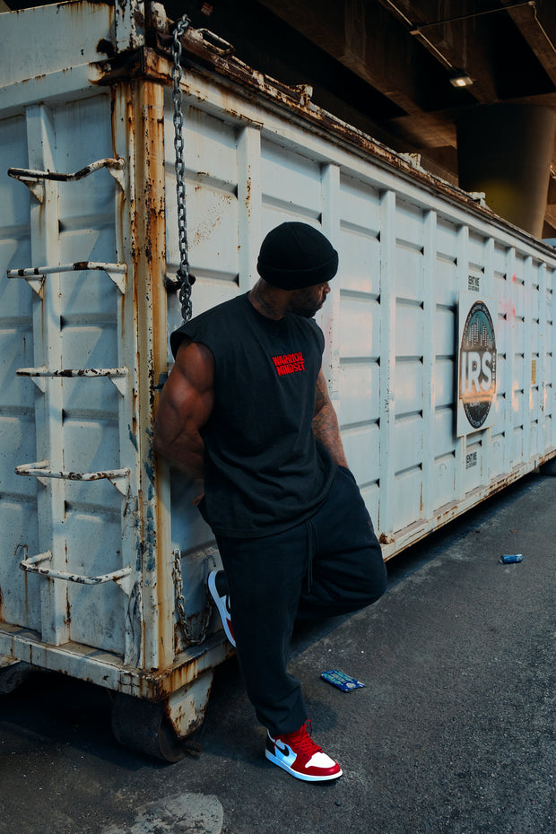"Warriors do more with Less" Sleeveless Muscle Tee