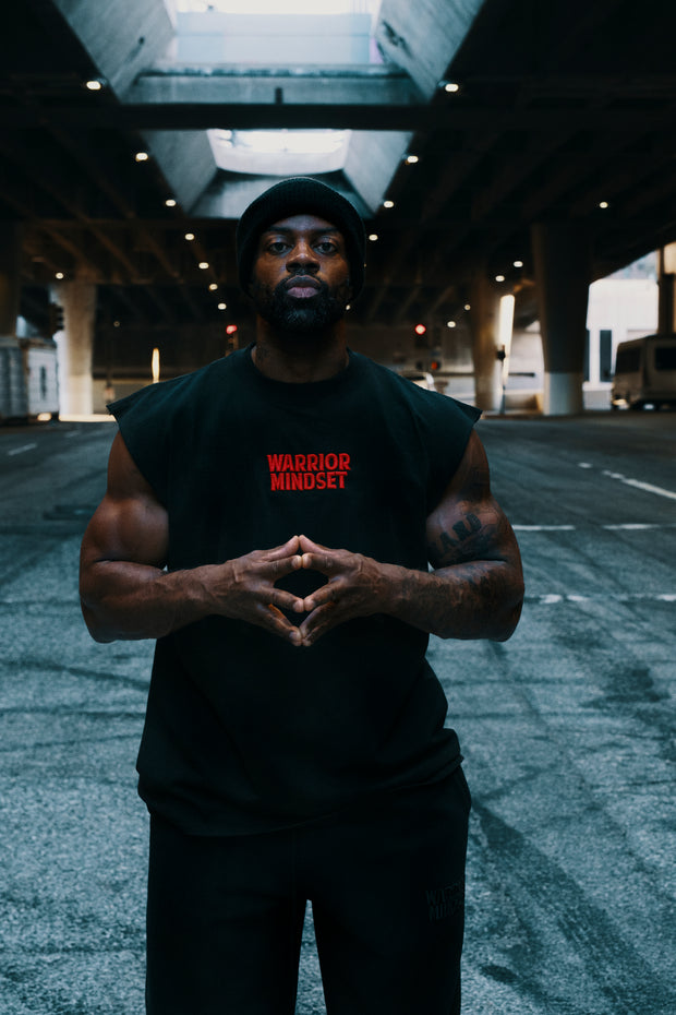 "Warriors do more with Less" Sleeveless Muscle Tee